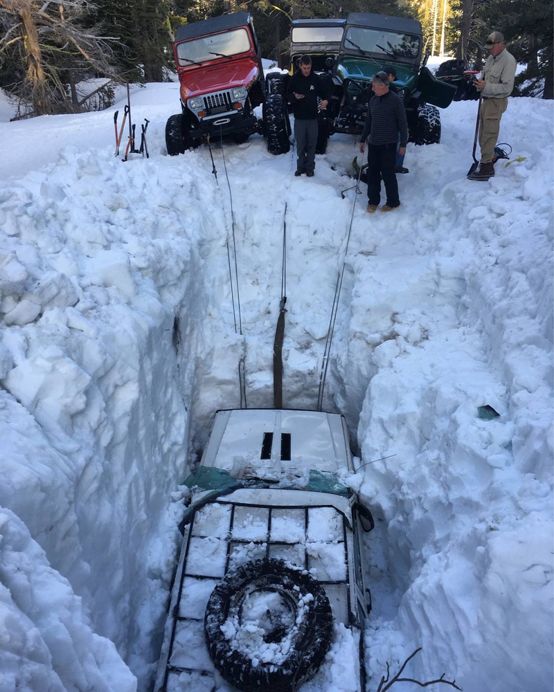 Illustration for article titled This might illustrate how much snow we have.